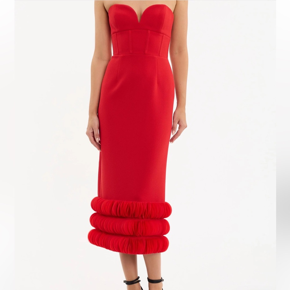 Rebecca Vallance ADRENA MIDI DRESS - US Size 8